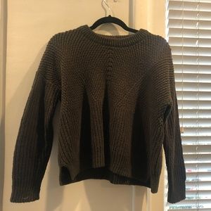 Madwell Joslin Pullover Sweater, Olive Green